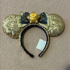 Gold Star Sequin Minnie Ears Headband